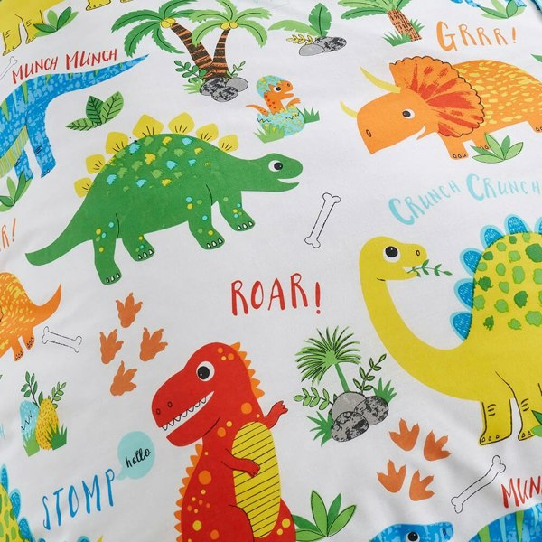 Dinky Dinosaur Thermal Blackout Curtains Curtains - Happy Linen Company