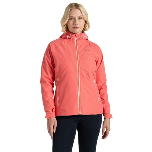Craghoppers Womens/Ladies Brielle Waterproof Jacket - Deep Coral