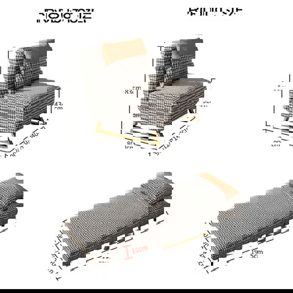 Glenn Single/Two Seater Sofa Bed-Ritconcept-Rit Concept
