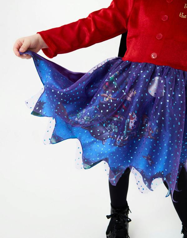 Vanilla Underground Gruffalo & Friends Girls Multicoloured Room on the Broom 4 Piece Costume