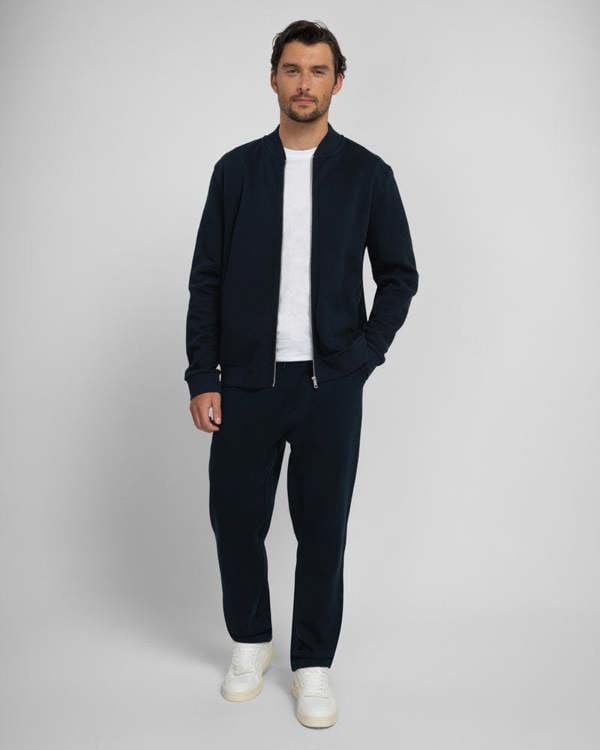 Steel & Jelly Tarporley - Pique Straight Leg Jersey Jogger