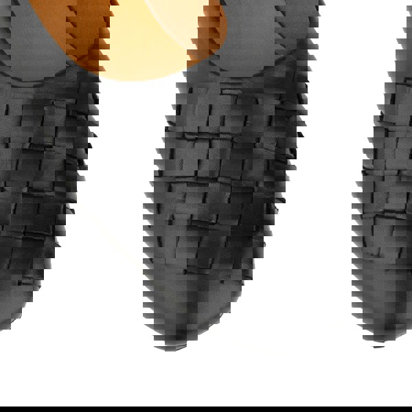 Embassy London Solenne - Black - Women's handwoven Leather Ballet Pump