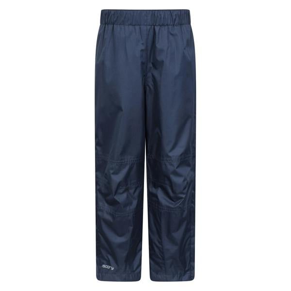 Mountain Warehouse Kids Spray II Waterproof Over Trousers - Navy
