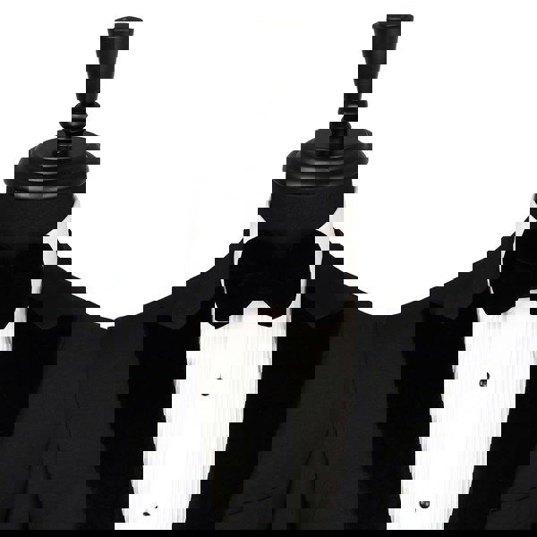 David WeJ Alfredo Dress Single Breasted Velvet Peak Lapel Tuxedo - Black