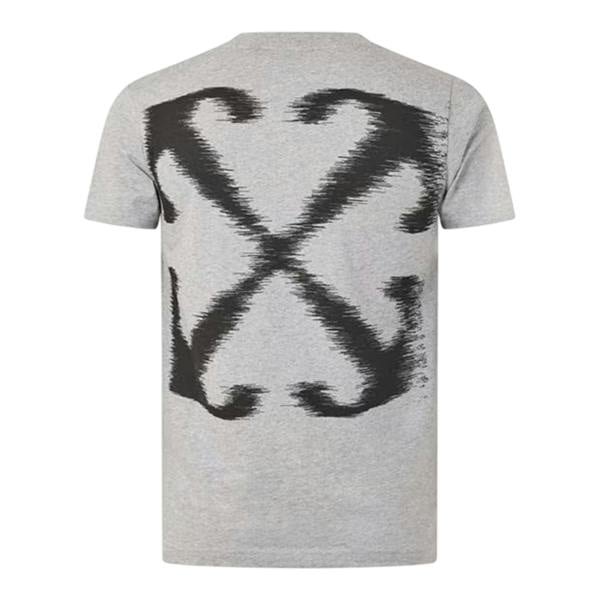 Off White Mens Windy Arrow T-Shirt - Grey/Black - 
