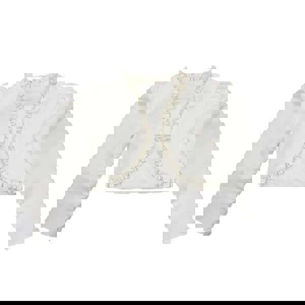 Bolero - Frilled Edge - Cream - UK Flower Girl Boutique