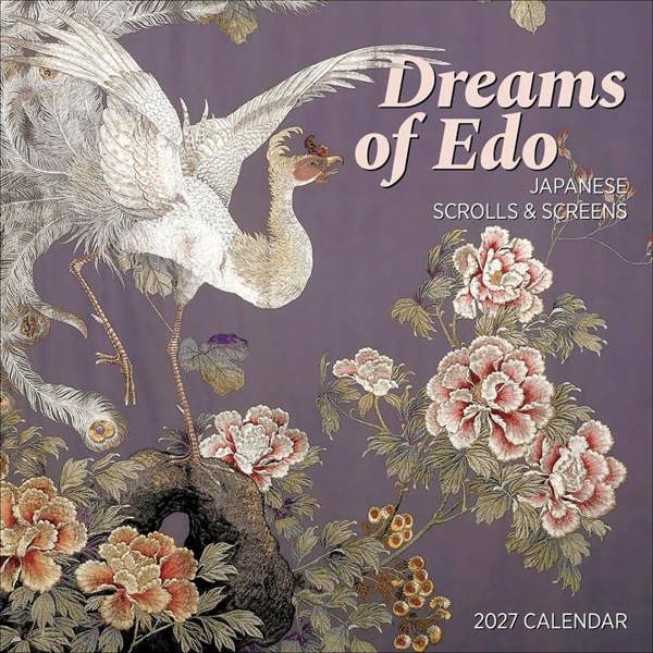 Dreams of Edo, Japanese Scrolls & Screens Calendar 2027, Wall Calendars, Month To View, Art, Gift