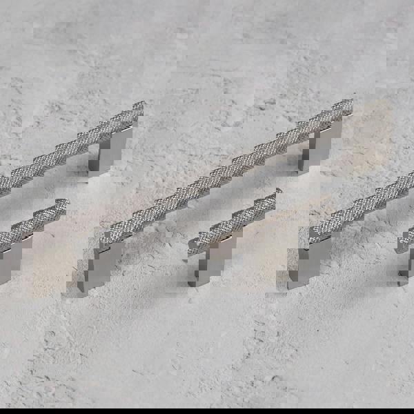 Handle & Home Knurled Brushed Nickel Boss Handles