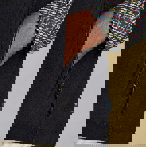 Joules HERITAGE FLEECE Mens Gilet Black