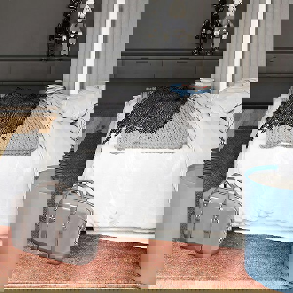 Soren King Size Bed, Super King Size, No Storage, Grey-Rit Concept-Rit Concept