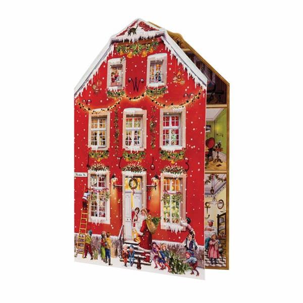 Christmas At The Mansion Premium Traditional Advent Calendar, Advent Calendars And Cards, Month To View, Family, Gift