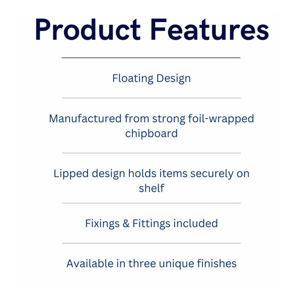 Core Products Dura Display Shelf Kit, Lipped Edge, Foiled Finish