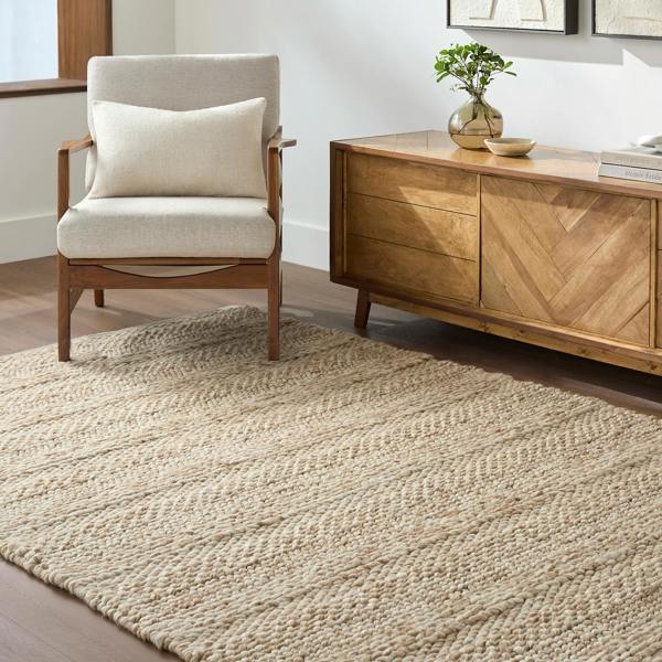 Livabliss Tahoe II-Hand Woven Tan Beige Brown Wool Global Rug