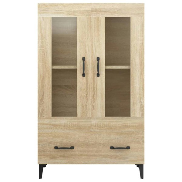 Berkfield Highboard Sonoma Oak 70x31x115 cm Engineered Wood