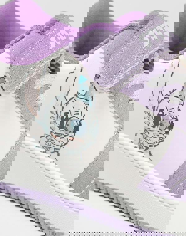 Disney Girls Multicoloured Stitch & Angel Velcro Trainers