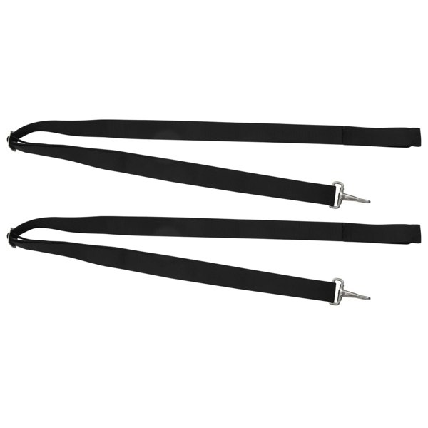 Berkfield Bimini Top Straps 2 pcs Fabric and Stainless Steel