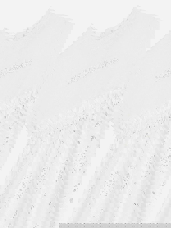 Dolce & Gabbana Kids Dolce & Gabbana Baby Girls Embroidered Dress With Knickers in White