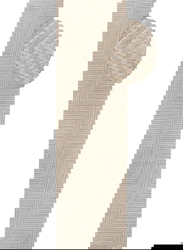 Geometric Living Room rug, beige colour, stain-resistant and non-shedding