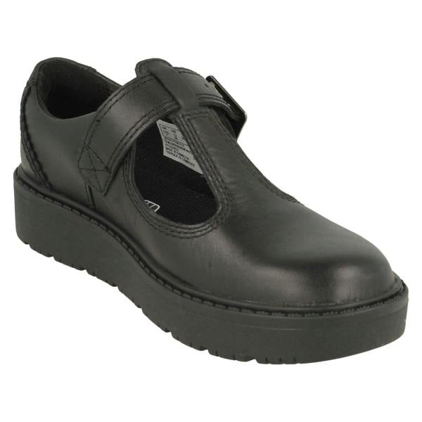 Clarks Girls Clarks Wedge T-Bar Shoes Plain Move K