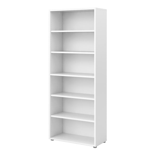 Furniture To Go Prima Bookcase 5 Shelves in White