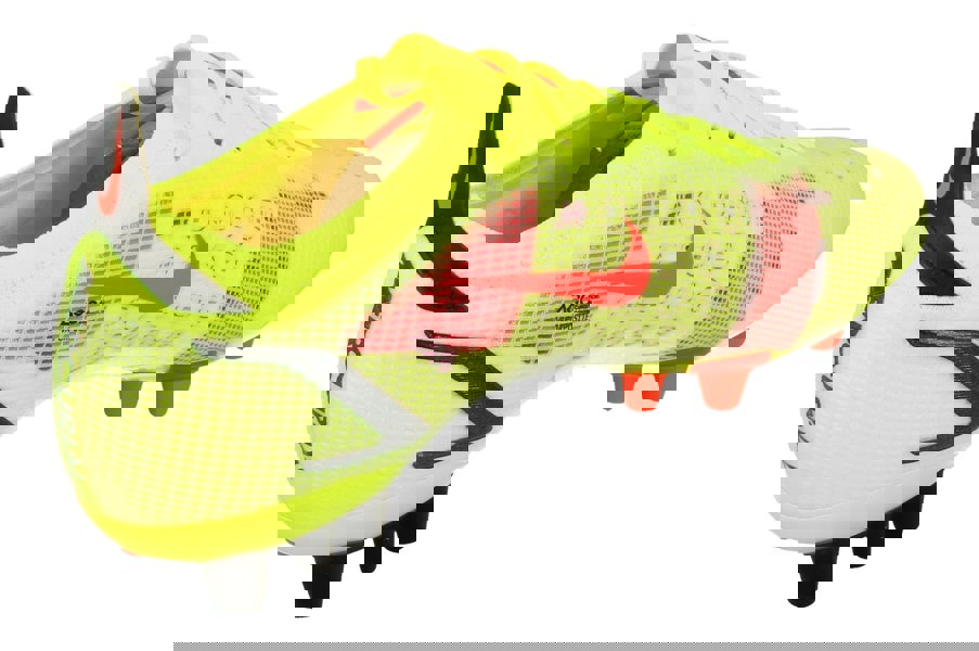 Nike Vapor 14 Elite AG Mens Football Boots Cz8717  760 - Volt Bright Crimson Black 760 - Photo 2