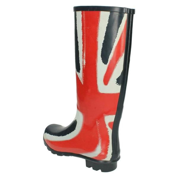 Spot On Ladies Spot On Union Flag Wellington Boots