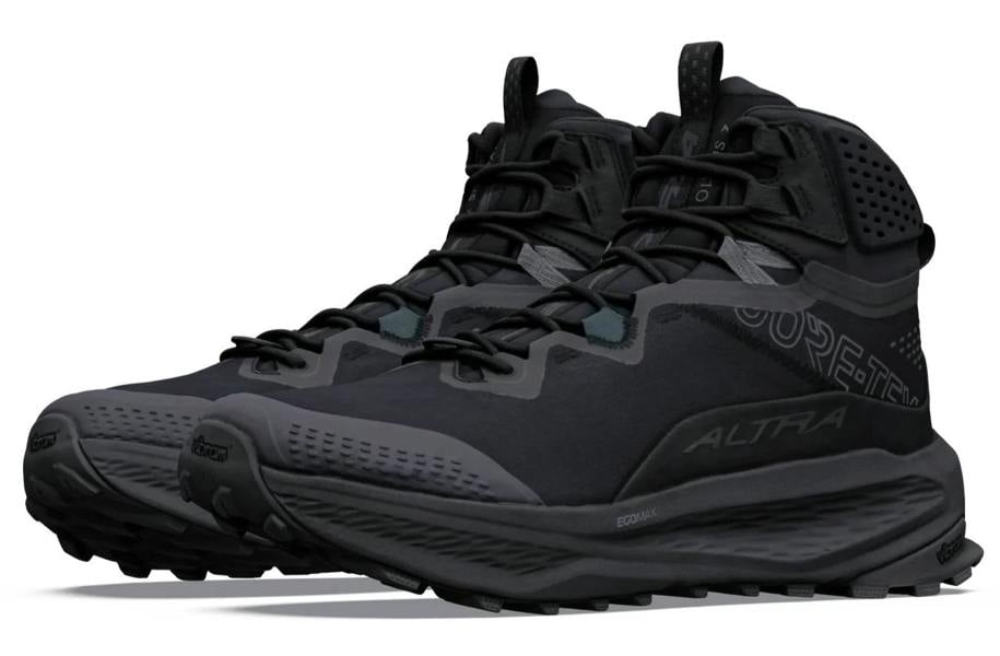 ALTRA Mens Olympus 7 Mid GTX Goretex Hiking Walking Boots Black