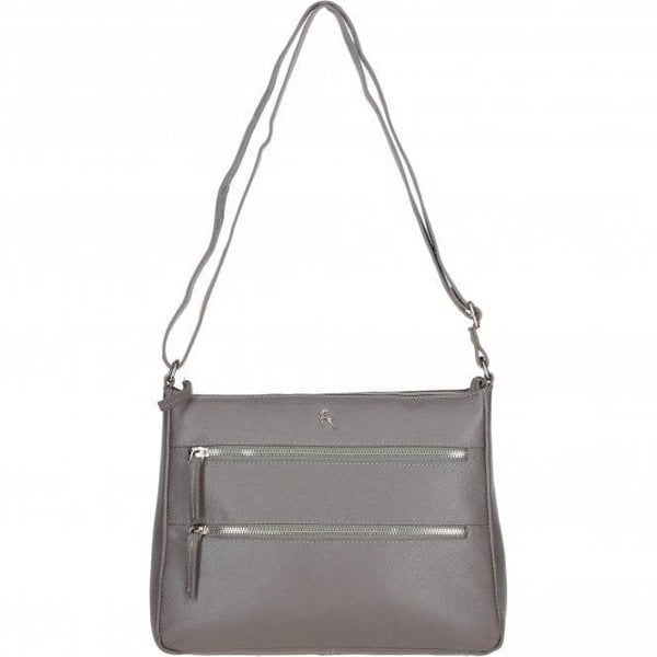 'Aintree' Genuine Leather Shoulder Bag: AJ3