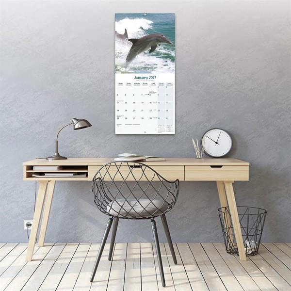 Dolphins Calendar 2027, Wall Calendars, Month To View, Animals, Gift