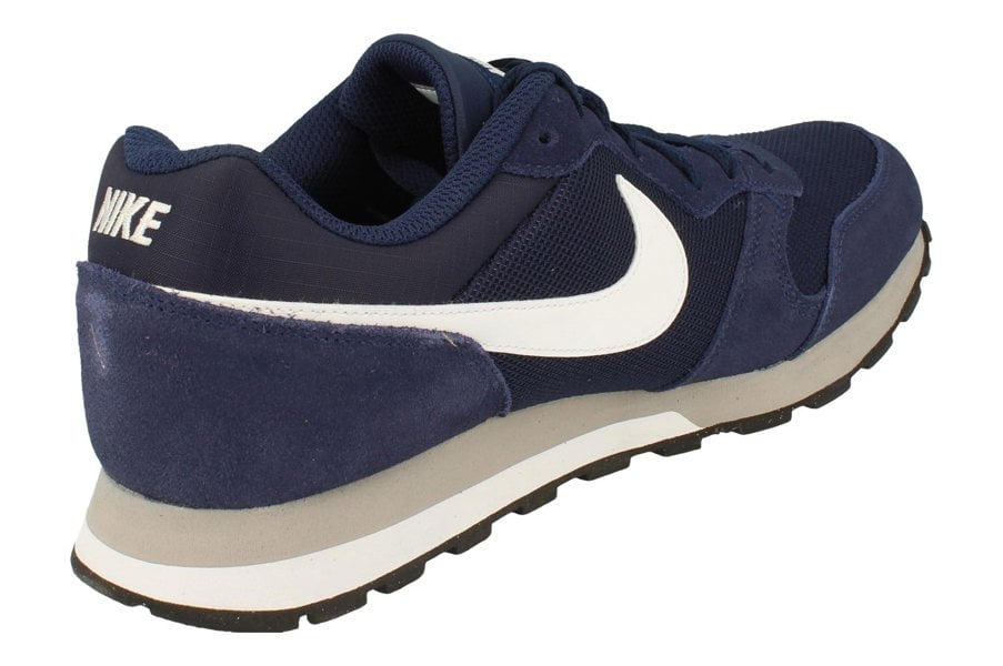 Nike Md Runner Mens Trainers 749794  410 - Midnight Navy White Wolf Grey 410 - Photo 2