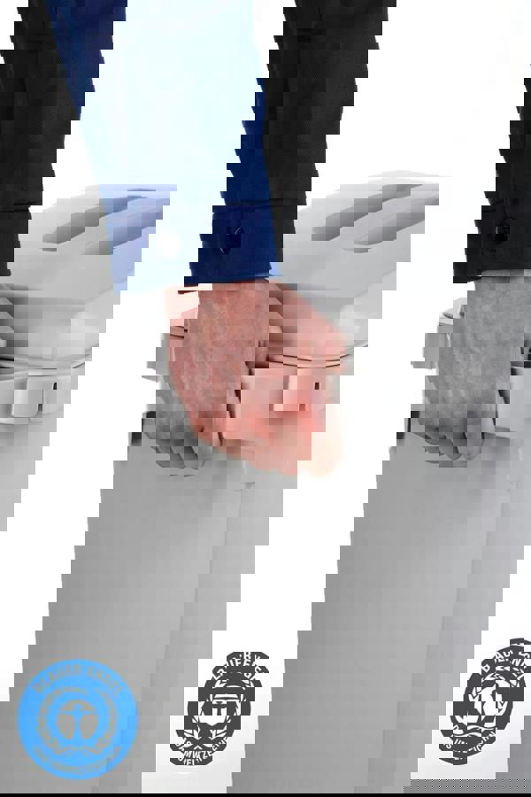 Durable ECO 60L Waste Bin Grey | Strong Rectangular Recycling Bin | DURABIN