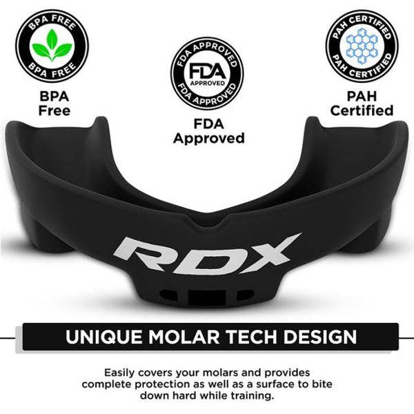 RDX Sports MOUTH GUARD ADULT BLACK