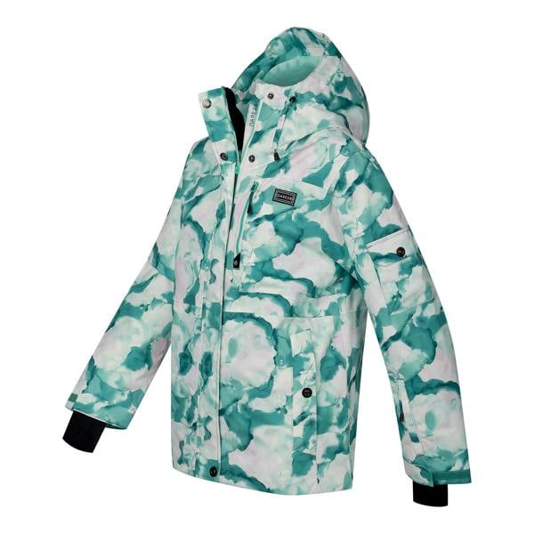 Dare 2B Womens/Ladies Snowline Marble Effect Ski Jacket - Teal - 