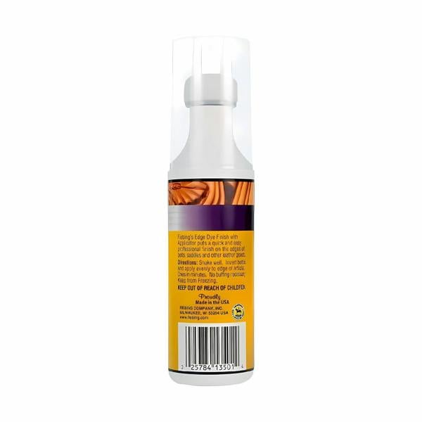 Fiebing's Black Edge Dye Finish - Professional Colour with Applicator 4oz