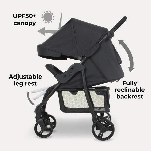 My Babiie MB30 Plus Pushchair - Black