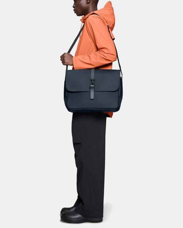 Rains Messenger Bag - 47 Navy | CHO | Designer Unisex Bags