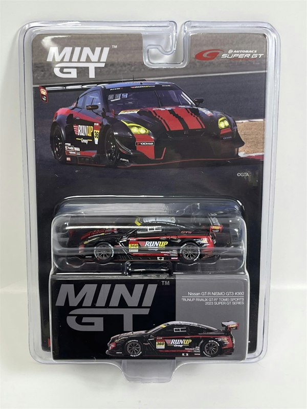 Mini GT Nissan GTR Nismo GT3 #360 2023 Super GT Series 1:64 Mini GT MGT00754L