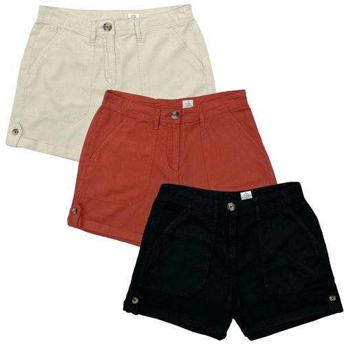 Womens Linen Summer Shorts