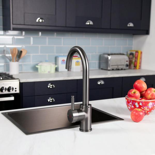 Flode Solo | Single Lever 3 in 1 Instant Boiling Tap | Gun Metal Finish