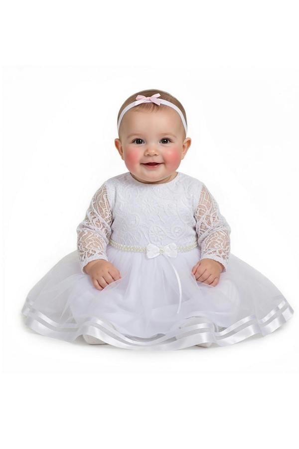 Cinda Lace Dress and Headband Set