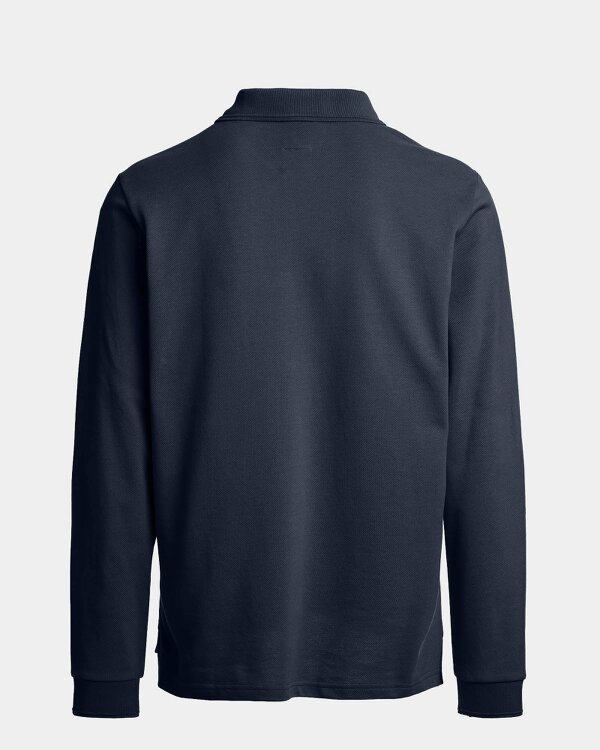Parajumpers Kerrobert Mens Long Sleeve Polo - Blue Navy 316