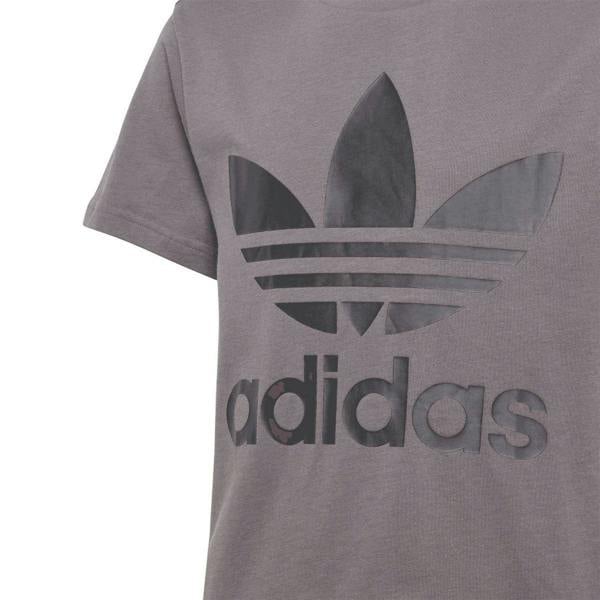 Adidas Childrens/Kids Originals Trefoil T-Shirt - Grey - 