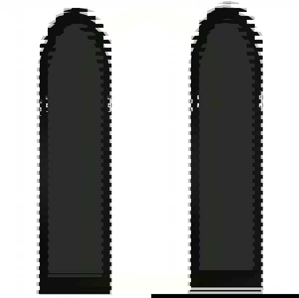 Exclusive Mirrors Modern Silver Metal Archtop Full Length Mirror 200cm x 100cm