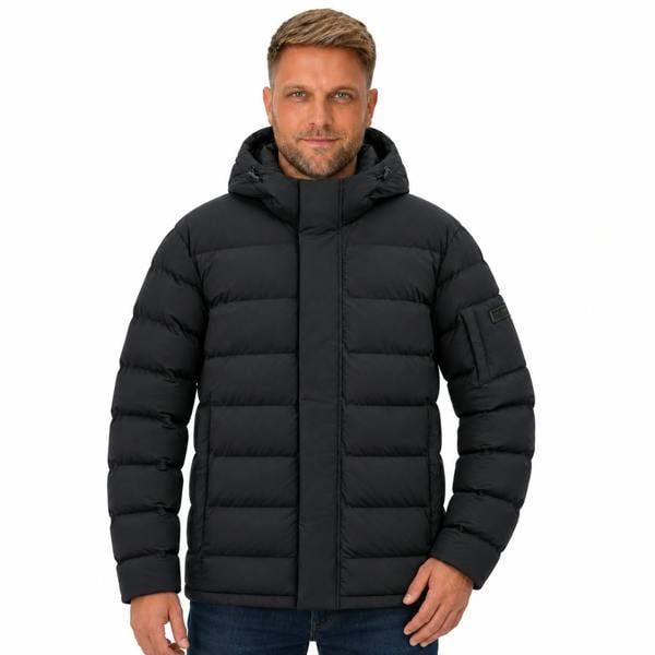 Barbour International Daleson Puffer Jacket Dark Navy
