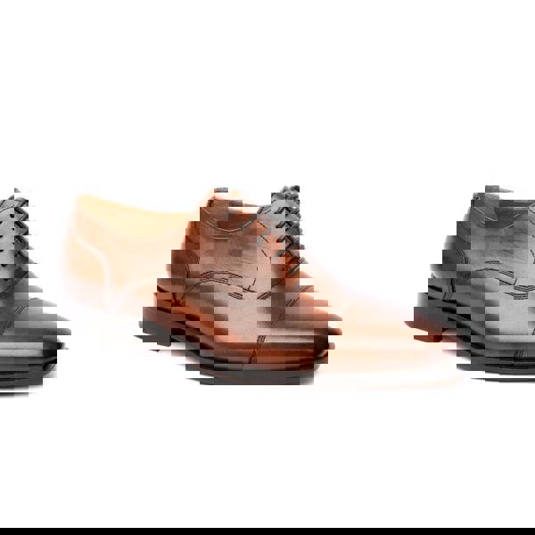 Chapman & Moore Toe Cap Oxford Leather Men's Chocolate Shoes