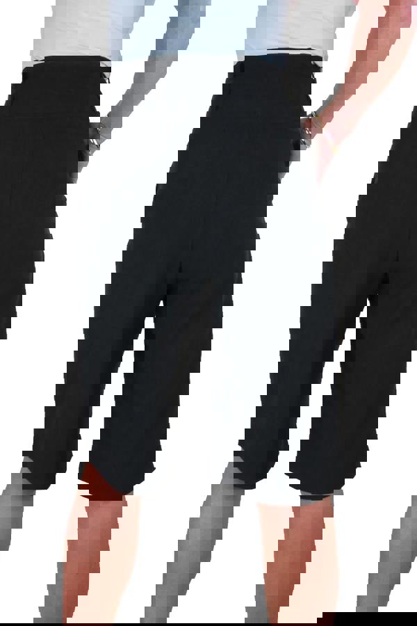 Paulo Due Women's Tailored Wide Leg Knee Shorts