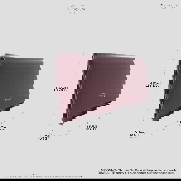 Assots London 'CLAIRE' Plum Polished VT Vintage Leather Flap Over Purse