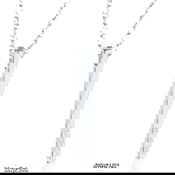 Personalised Bar Necklace - Sterling Silver - MYLEE London