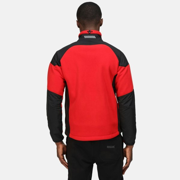 Regatta Mens Broadstone Full Zip Fleece Jacket - Classic Red