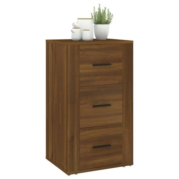 Berkfield Sideboard Brown Oak 40x33x70 cm Engineered Wood